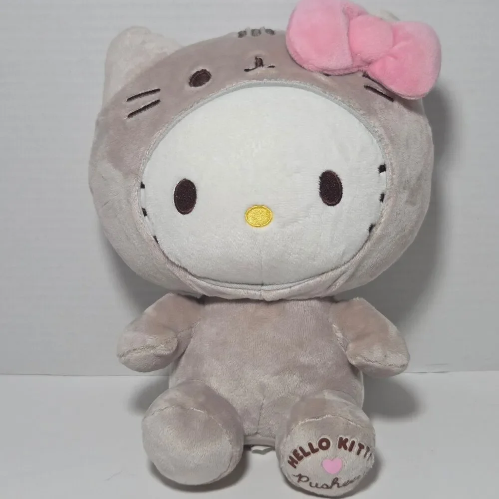 GUND Sanrio Hello Kitty x Pusheen Plush 9.5